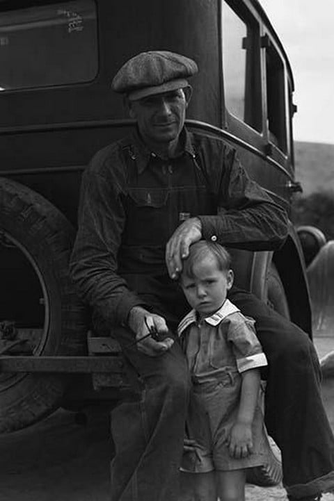1936 Drought Refugee by Dorothea Lange