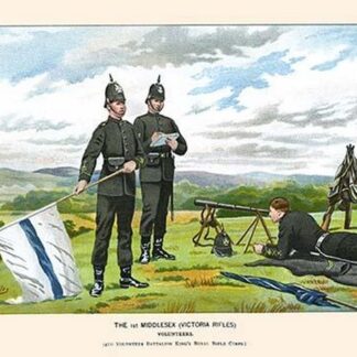 1st Middlesex Victorian Rifles - Volunteers by Walter Richards