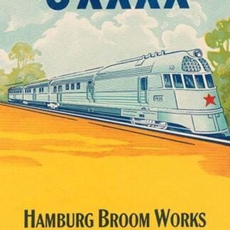 9XXXX Bullet Train Broom Label