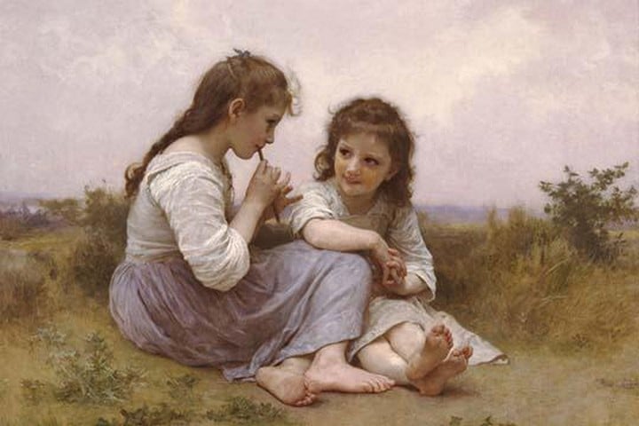 A Childhood Idyll by William Bouguereau