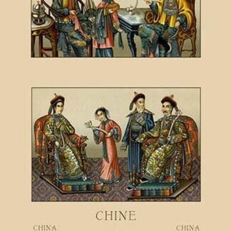 A Chinese Imperial Family by Auguste Racinet