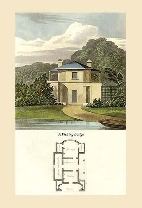 A Fishing Lodge by J. B. Papworth