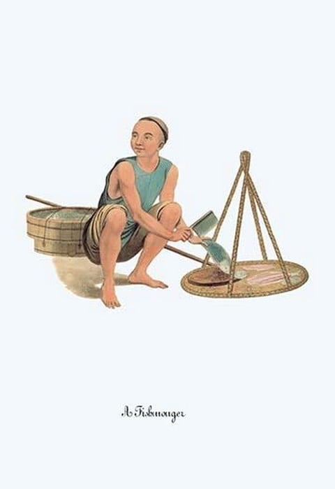 A Fishmonger by George Henry Malon