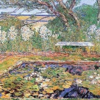 A Garden on Long Island by Frederick Childe Hassam