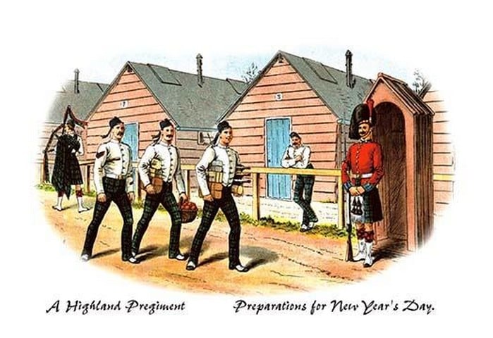 A Highland Regiment by Richard Simkin