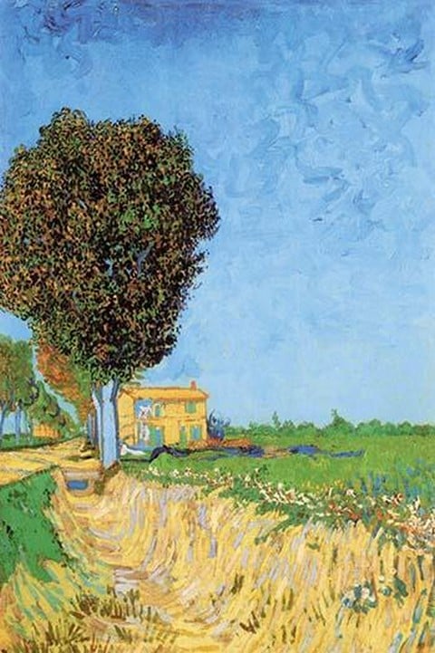 A Lane Near Arles by Vincent van Gogh
