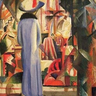 A Large Light Shop Window by August Macke