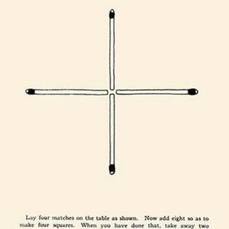 A Match Puzzle by Harry Houdini