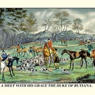 A Meet with His Grace the Duke of Rutiana by Henry Thomas Alken