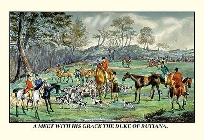 A Meet with His Grace the Duke of Rutiana by Henry Thomas Alken