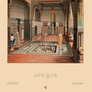 A Middle Eastern Interior by Auguste Racinet