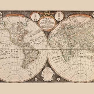 A New map of the world : with all the new discoveries by Capt. Cook and other navigators by Thomas Kitchen