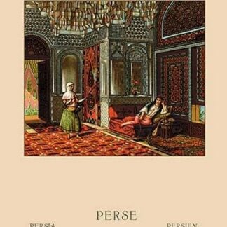 A Persian Interior by Auguste Racinet