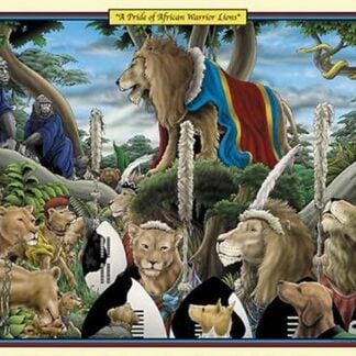 A Pride of African Warrior Lions by Richard Kelly