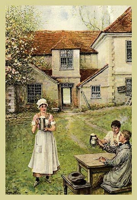 A Quart of Ale is a Dish for a King by George H. Boughton