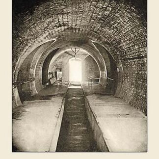 A Section of a Sewer in Paris by A. Pepper