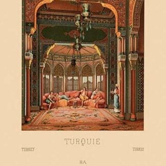 A Turkish Interior by Auguste Racinet