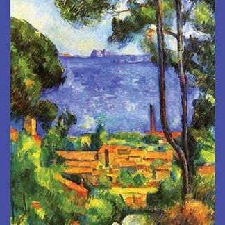 A View Through the Trees of by Paul Cezanne