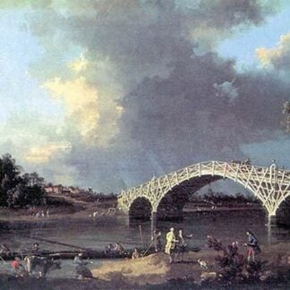 A View of Walton Bridge by Canaletto