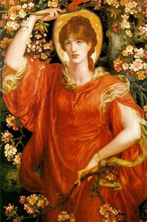 A Vision of Fiametta by Dante Gabriel Rossetti