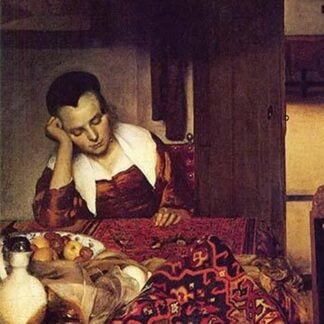 A Woman Asleep by Johannes Vermeer
