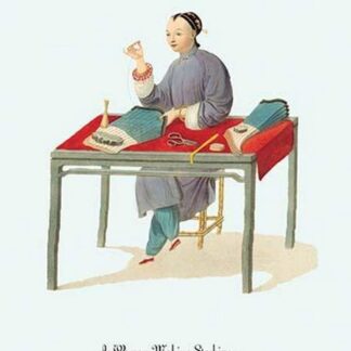 A Woman Making Stockings by George Henry Malon