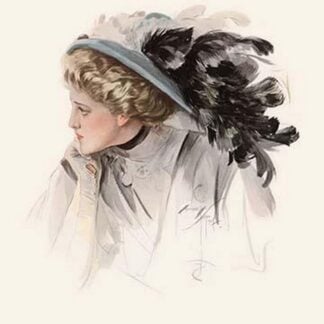 A Woman's Letter by Harrison Fisher