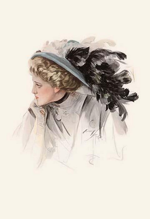 A Woman's Letter by Harrison Fisher