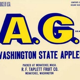 A.G. Brand Washington State Apples