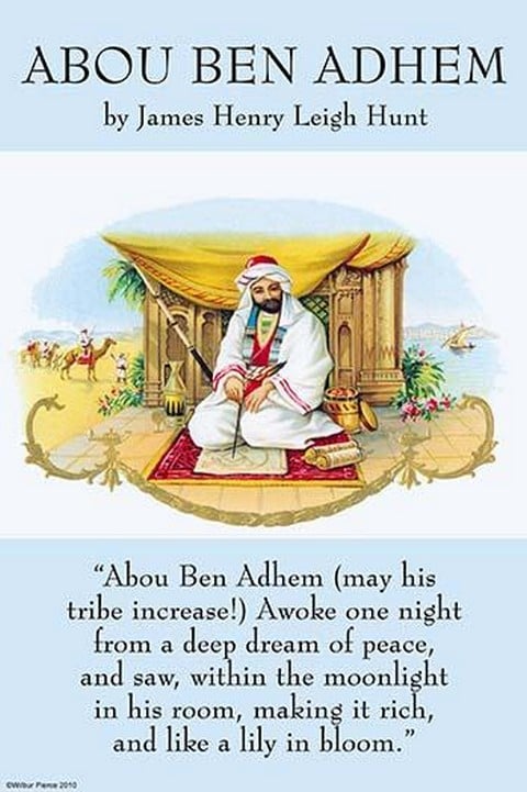 Abou Ben Adhem by James Henry Leigh Hunt
