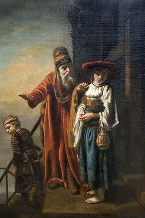 Abraham Dismissing Hagar and Ishmael by Nicolaes Maes