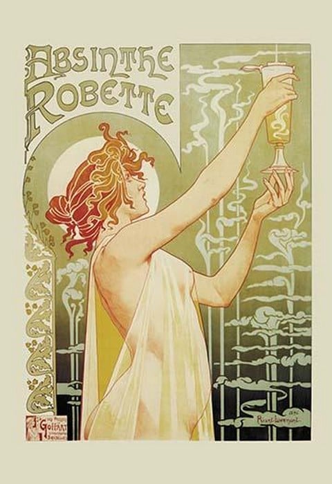 Absinthe Rebette by Henri Privat-Livemont