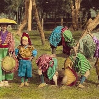 Acrobats by Imperial Art School of Japan