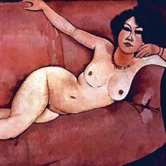 Act on a Sofa (Almaiisa) by Amadeo Modigliani