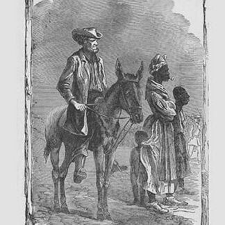 African American Slaves with a Farmer by Frank Leslie