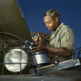 African American World War II Truck Mechanic