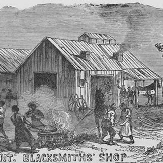 African Americans as blacksmiths by Frank Leslie