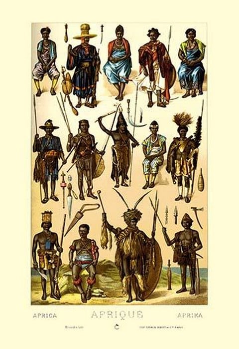 Afrique: Members of Various Tribes
