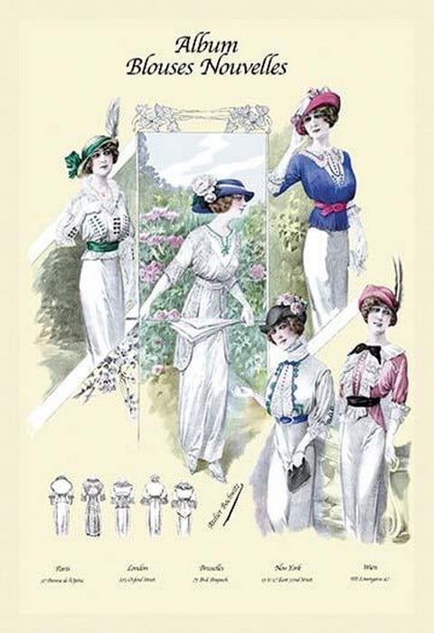 Album Blouses Nouvelles: Blouses with a Splash of Color by Atelier Bachwitz