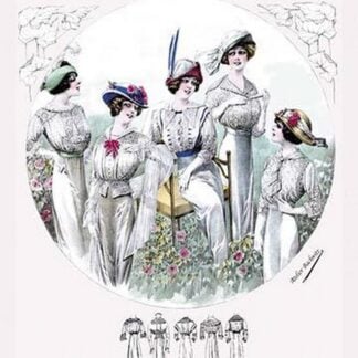 Album Blouses Nouvelles: Five White Blouses by Atelier Bachwitz