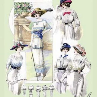 Album Blouses Nouvelles: Ladies in Flowered Hats by Atelier Bachwitz