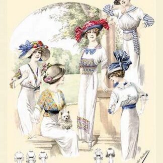 Album Blouses Nouvelles: Ladies in Patterned Dresses by Atelier Bachwitz