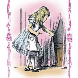 Alice in Wonderland: Alice Tries the Golden Key by John Tenniel