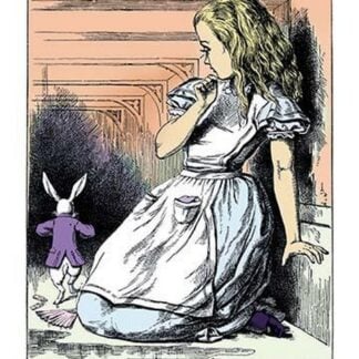 Alice in Wonderland: Alice Watches the White Rabbit by John Tenniel