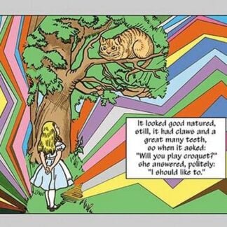 Alice in Wonderland: Alice and the Cheshire Cat by John Tenniel