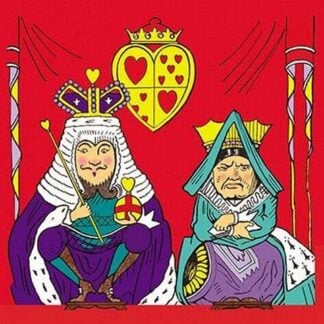 Alice in Wonderland: The King and Queen of Hearts by John Tenniel