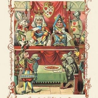 Alice in Wonderland: The King and Queen's Court by John Tenniel