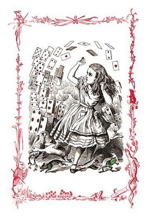 Alice in Wonderland: You're Nothing but a Pack of Cards! by John Tenniel
