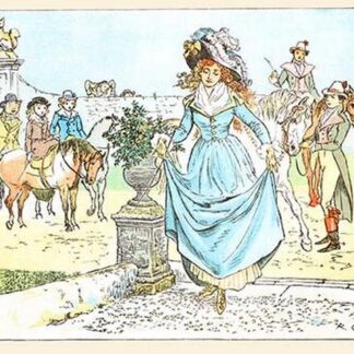 Alighting from a White Horse by Randolph Caldecott