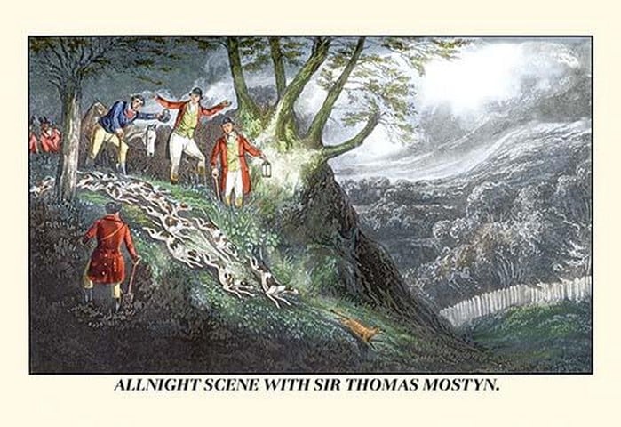 All Night Hunt with Sir Thomas Mostyn by Henry Thomas Alken